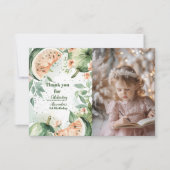 Foto Een in een Melon Watermelon Waterverf 1st Bedankkaart (Voorkant)