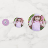 Foto Eenhoorn Magisch Verjaardagsfeest Confetti (Voorkanten)