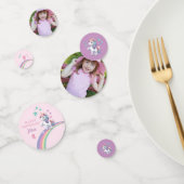 Foto Eenhoorn Magisch Verjaardagsfeest Confetti (Groep)