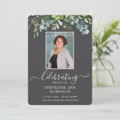 Foto Eenvoudig Elegant Orde van Service Grijs Prog Programmakaart (Staand voorkant)