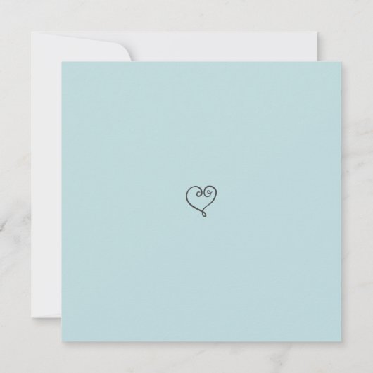 *~* FOTO EENVOUDIGE MINIMALE BRUILOFT SAVE THE DAT DATE (Achterkant)