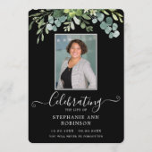 Foto Eenvoudige Orde van Service Zwart Programma Programmakaart (Voorkant)