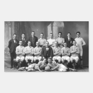 Foto Eerste Australisch Nationaal Voetbalteam Rechthoekige Sticker