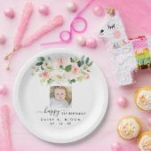 Foto eerste Borden op jaarpapier Papieren Bordje (Feest)