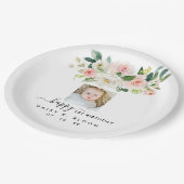 Foto eerste Borden op jaarpapier Papieren Bordje (Gekanteld)