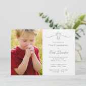 Foto eerste communiqué kaart (Staand voorkant)