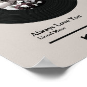 Foto eerste dansmuziek poster (Hoek)