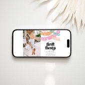 Foto eerste Fiesta verjaardagsuitnodiging Kaart