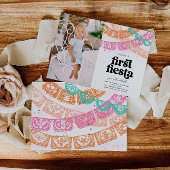 Foto eerste Fiesta verjaardagsuitnodiging Kaart