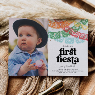 Foto eerste Fiesta verjaardagsuitnodiging Kaart