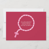 FOTO Eerste Heilige Communie nodigt meisje BLOND u Kaart (Achterkant)