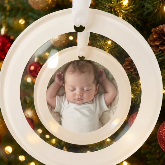 Foto Eerste Kerst KEEPSAKE Personaliseer Ornament