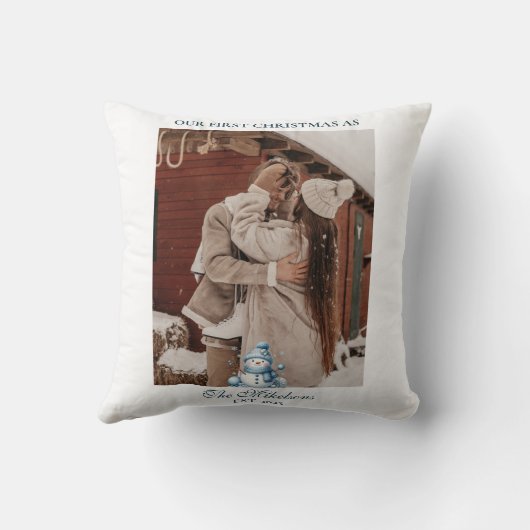 Foto Eerste Kerstmis Samen Kussen (Achterkant)