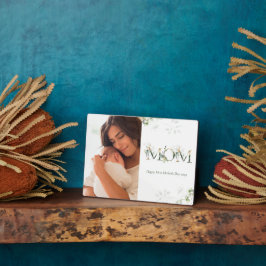 Foto eerste Moederdag botanische letters Fotoplaat