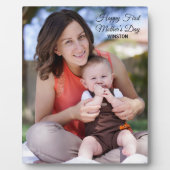 Foto eerste moederdag fotoplaat (Voorkant)