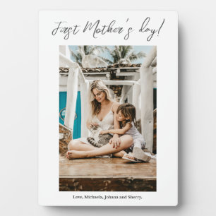 Foto eerste Moederdag Fotoplaat