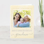 Foto eerste Moederdag gele Waterverf was Kaart (Voorkant)