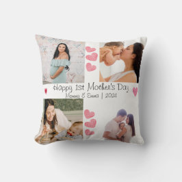Foto eerste Moederdag Kussen
