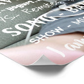 Foto eerste tweede derde jaarmoederbord poster (Hoek)