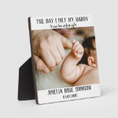 Foto eerste Vaderdag Fotoplaat (Voorkant)