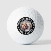 Foto Eerste Vaderdag Golfballen (Voorkant)