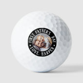 Foto Eerste Vaderdag Golfballen (Voorkant)