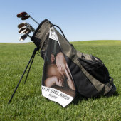 Foto eerste Vaderdag Golfhanddoek (Groen)