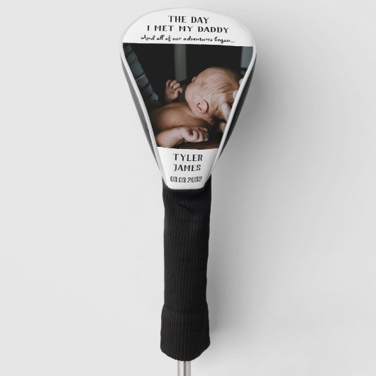 Foto eerste Vaderdag Golfheadcover (Voorkant)