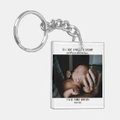 Foto eerste Vaderdag Sleutelhanger (Voorkant Links)