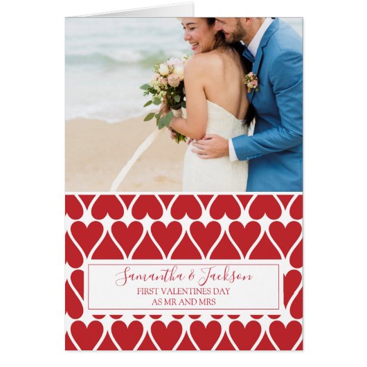 Foto eerste Valentijnsdag gehuwd (Voorkant)