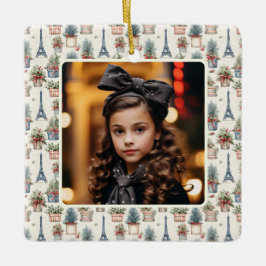 Foto Eiffeltoren Topiaries Paris Christmas Keramisch Ornament