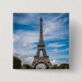 Foto Eiffeltoren Vierkante Button 5,1 Cm (Voorkant)