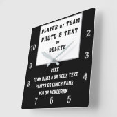 Foto, Eind van Seizoensgeschenken, Zwart wit, Alle Vierkante Klok (Hoek)