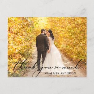 Foto Elegant Beauful Calligraphy Wedding Briefkaart