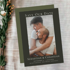 Foto Elegant Bewaar de datum Bruiloft