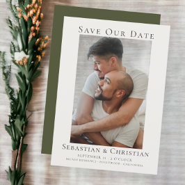 Foto Elegant Bewaar de datum Bruiloft