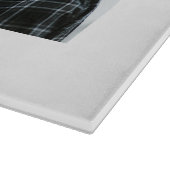 Foto Elegant Calligraphy Date Name Snijplank (Hoek)