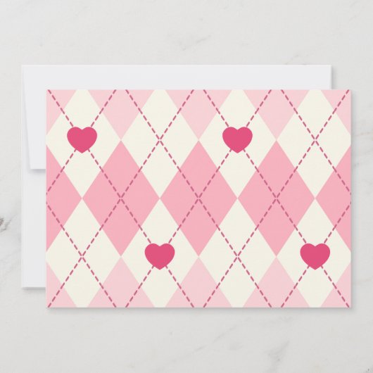 Foto Elegant Coquette Roze strik Afstuderen Aankondiging (Achterkant)