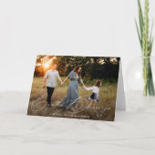 Foto Elegant Easter Blessings Feestdagen Kaart (Voorkant)