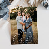 Foto Elegant Easter Blessings Feestdagenkaart