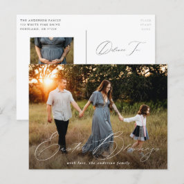 Foto Elegant Easter Blessings Feestdagenkaart