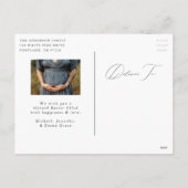 Foto Elegant Easter Blessings Feestdagenkaart (Achterkant)