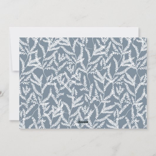 Foto Elegant Easter Blessings Feestdagenkaart (Achterkant)