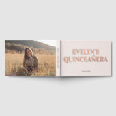 Foto Elegant Eenvoudige Quinceanera Gastenboek (Volledig)