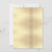 Foto: Elegant Gold Glitter Retirement Party Kaart (Achterkant)