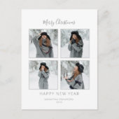 Foto Elegant Gray minimalist 4 Briefkaart (Voorkant)