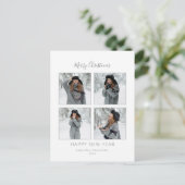 Foto Elegant Gray minimalist 4 Briefkaart (Staand voorkant)