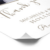 Foto Elegant Hartelijk dank voor Weddenschap Foto  Foto Afdruk (Hoek)