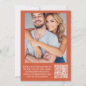 Foto Elegant Italië Florence Bestemming Bruiloft Kaart (Achterkant)