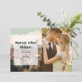 Foto Elegant Italië Florence Bestemming Bruiloft Save The Date (Staand voorkant)